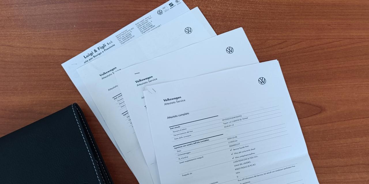 Volkswagen Tiguan 1.6 TDI 115cv Business - Uniproprietario - Service Volkswagen