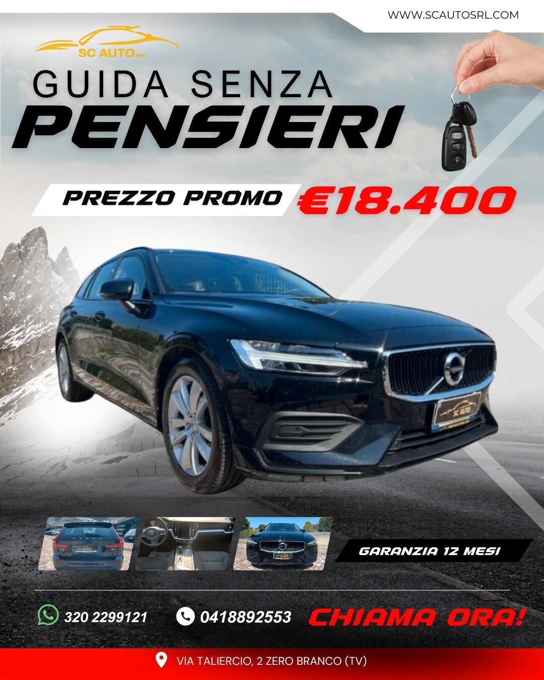 Volvo V60 B4 (d) Geartronic Momentum Business Pro PREZZO CON FINANZIAMENTO