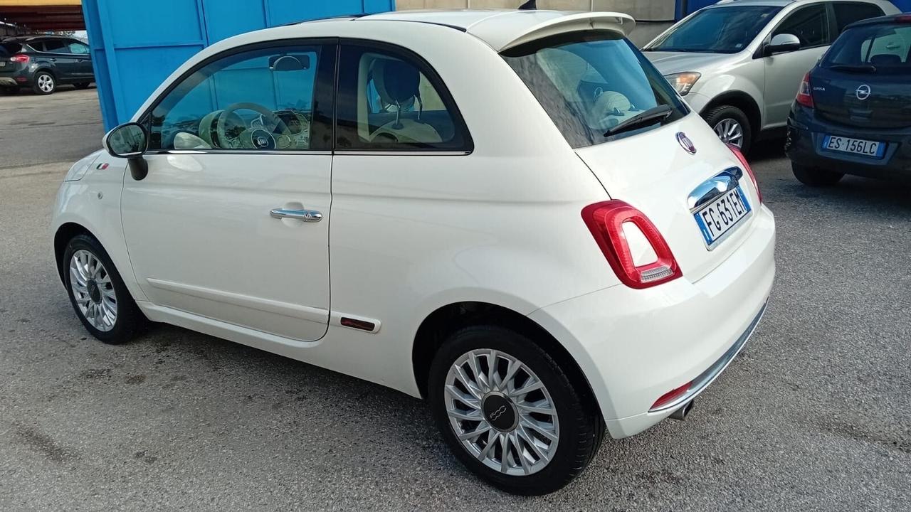 Fiat 500 lounge-1.3 mjt-95cv-12/2016