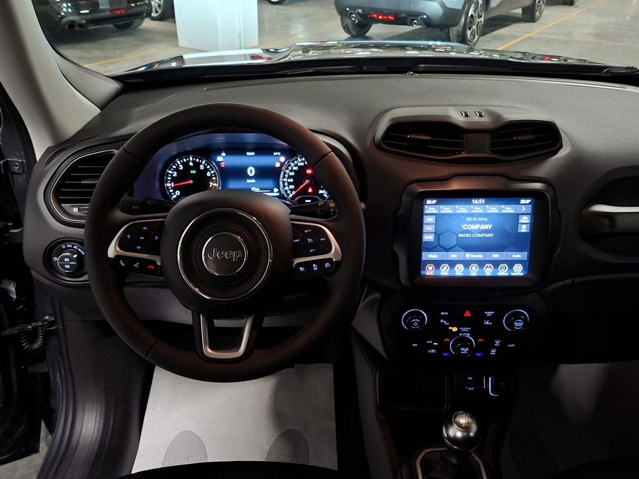 Jeep Renegade 1000 T3 Turbo 120CV Limited Km.0 Full LED