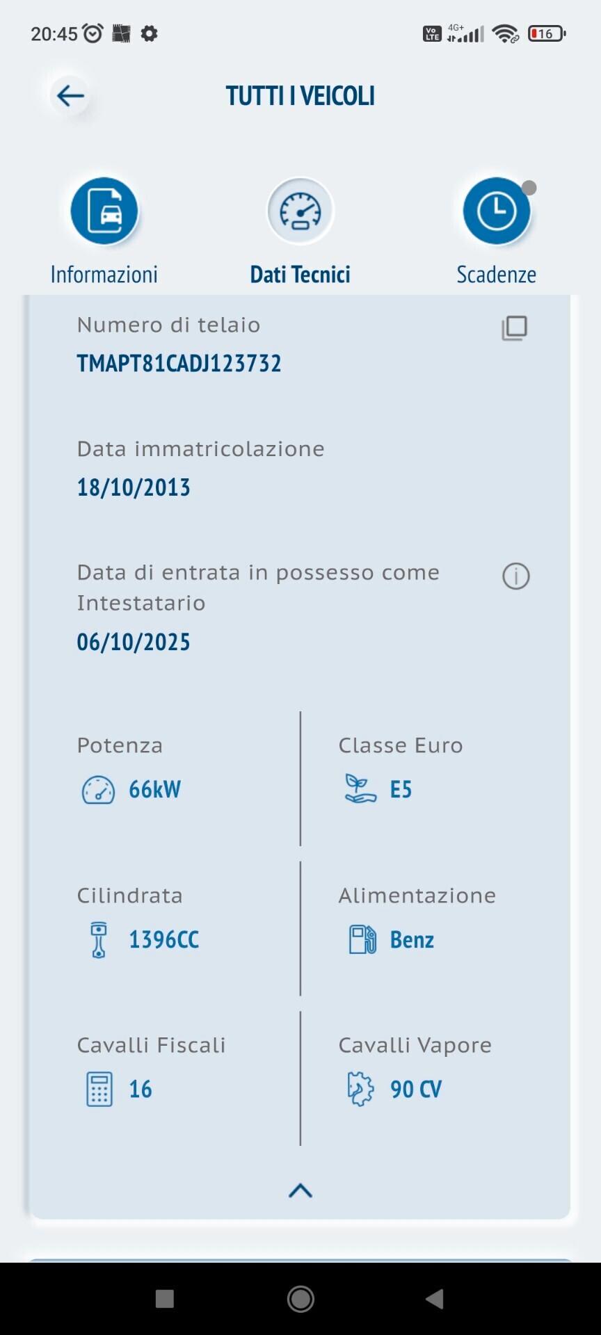 Hyundai iX20 1.4 90 CV APP MODE