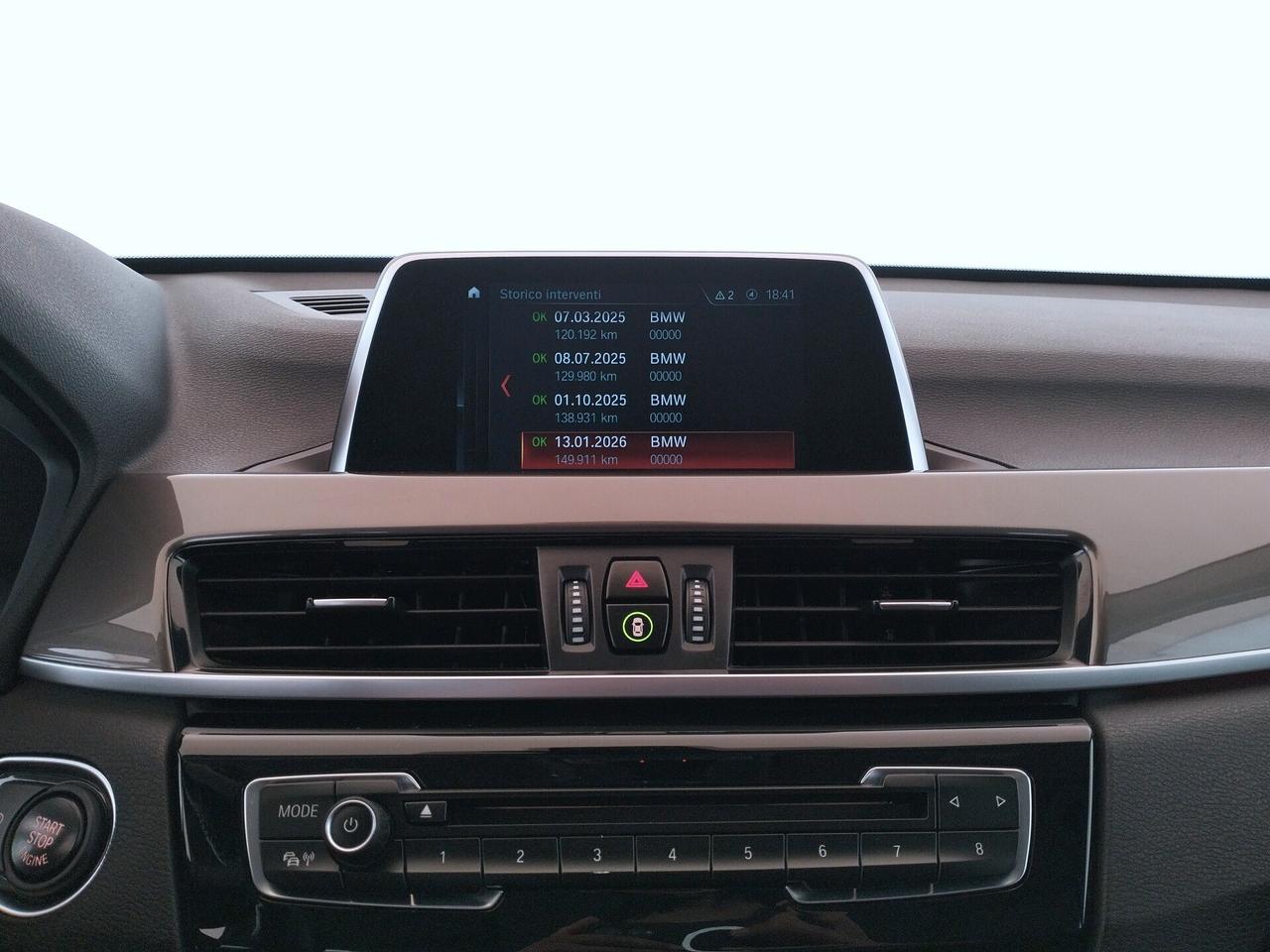 Bmw X1 sDrive18d xLine auto - TAGLIANDI BMW