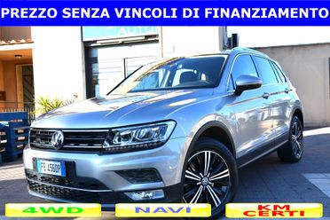 Volkswagen Tiguan 2.0 TDI 150CV 4MOTION DSG **VIRTUAL-PEL-NAV**