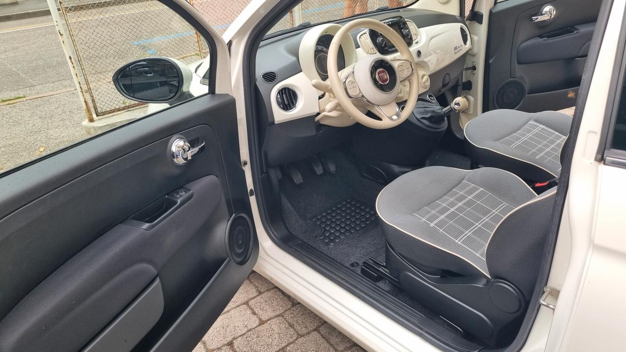 Fiat 500 Lounge 69cv anno2018 km59000