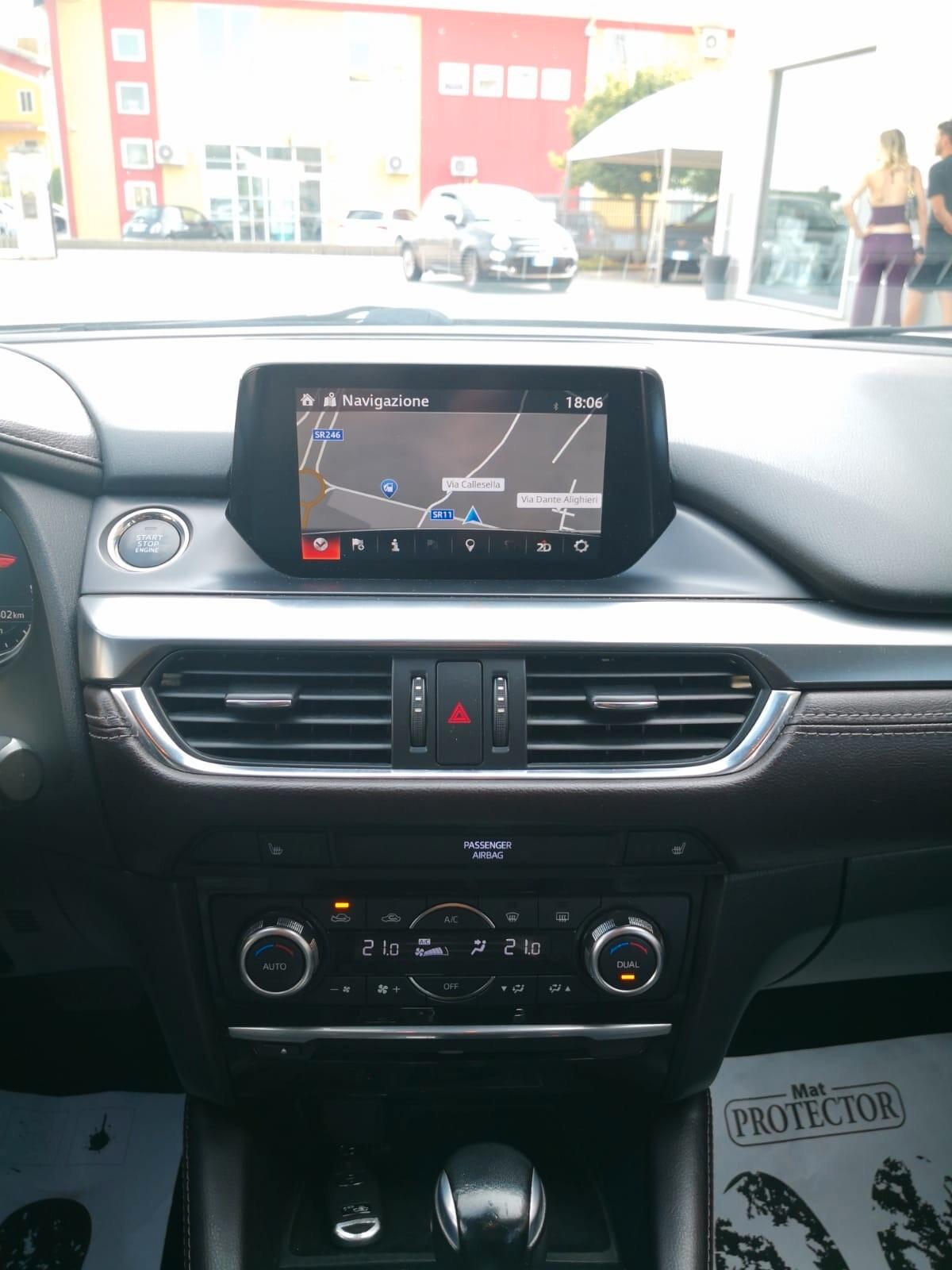 Mazda 6 2.2L Skyactiv-D 175CV Wagon ***TETTO***TELECAMERA***HEAD UP DISPLAY***