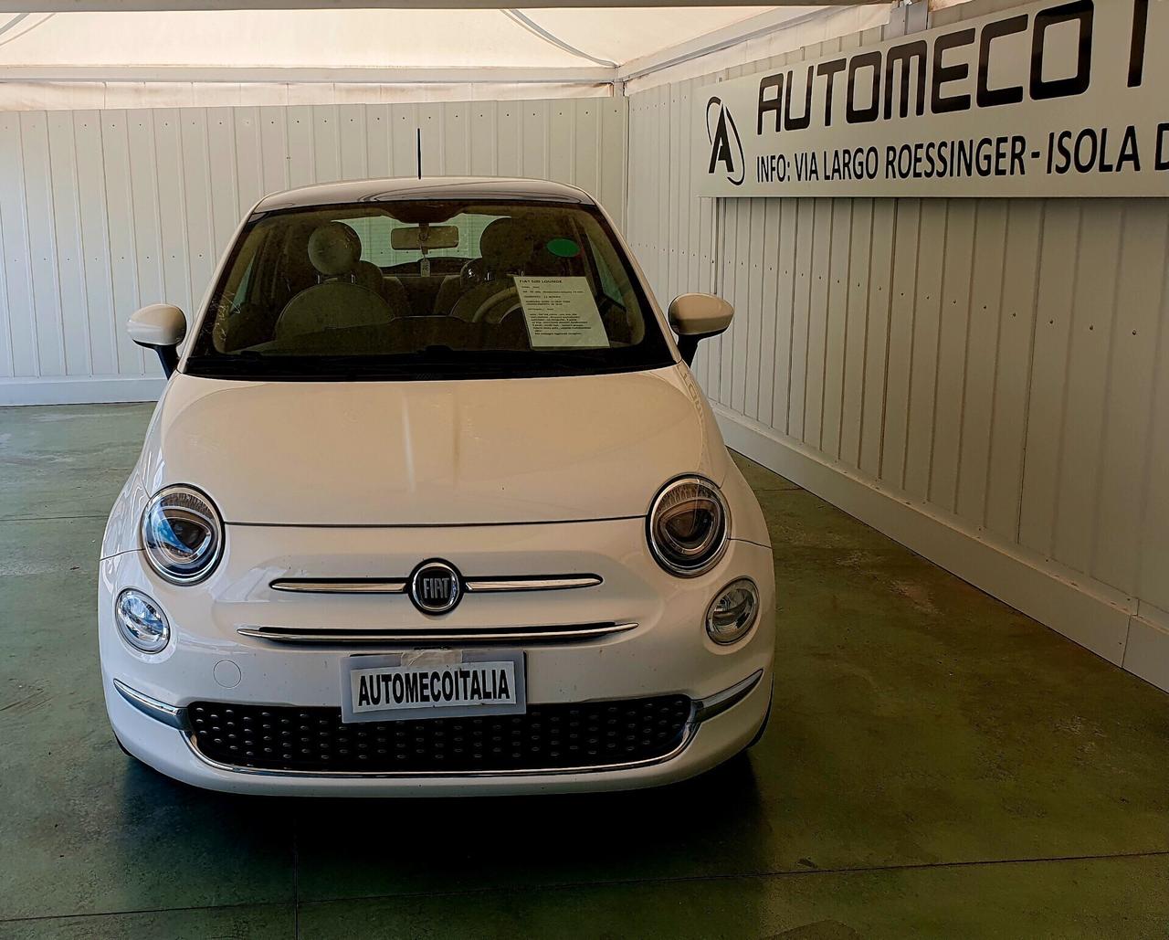 Fiat 500 1.2 Lounge - 2017 - KM. 93.000