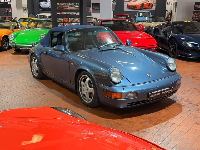 PORSCHE 964 Cabrio-Baltic Blu-Pelle Blu-Capote Blu