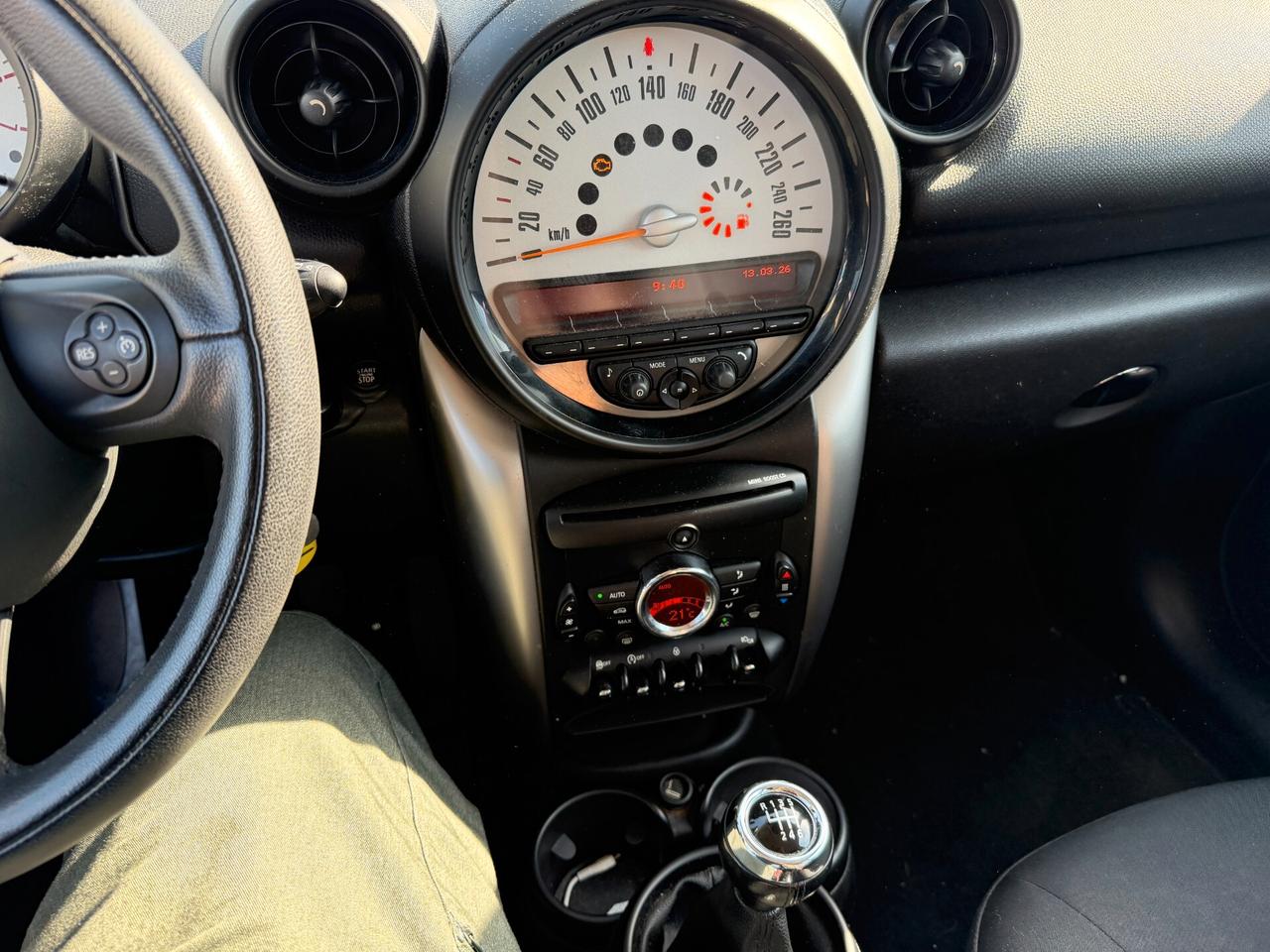 MINI ONE D COUNTRYMAN 2014 1.6 DIESEL 90 CV *MOT ROTTO