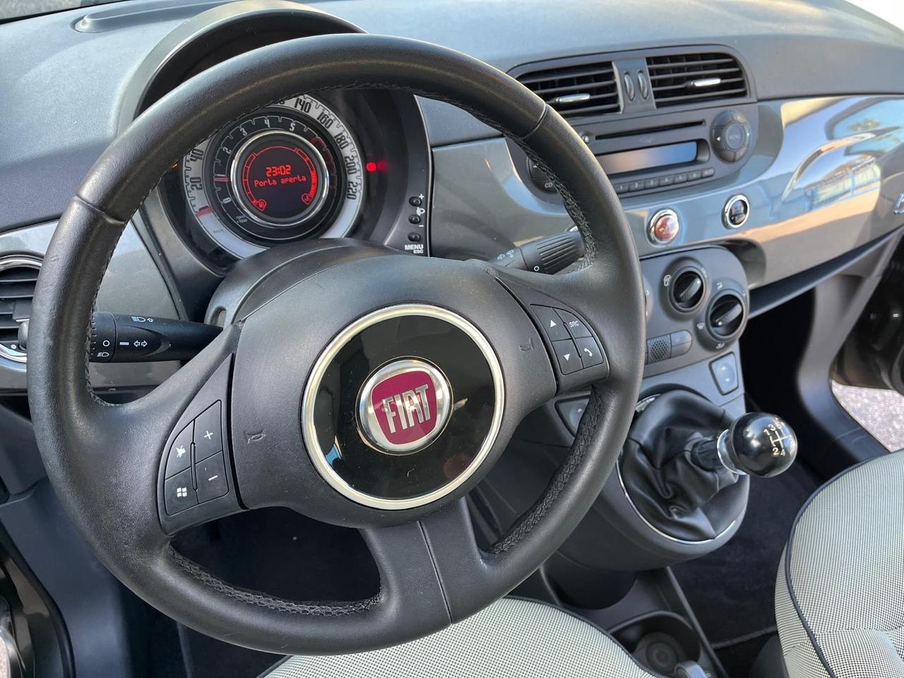 Fiat 500 1.2 benz “lounge” km 120000-2012