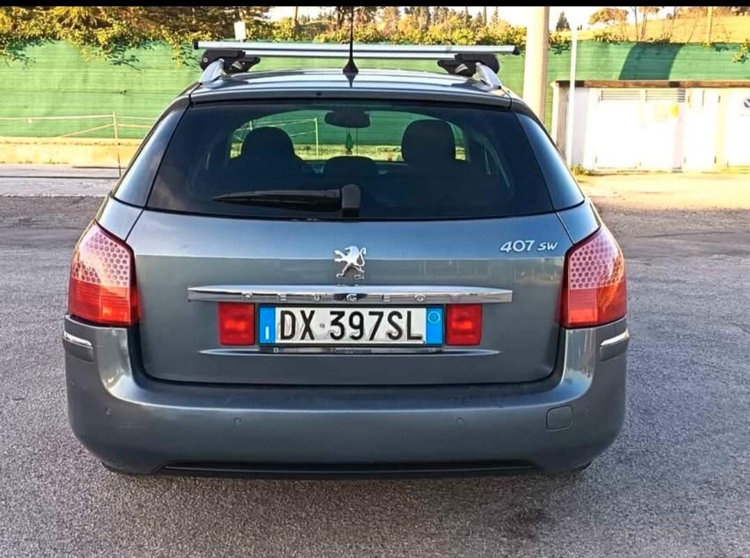 Peugeot 407 1.6 HDi SW Premium Mix NAVI TEL CRUIS TETTO NEOPATENTATI