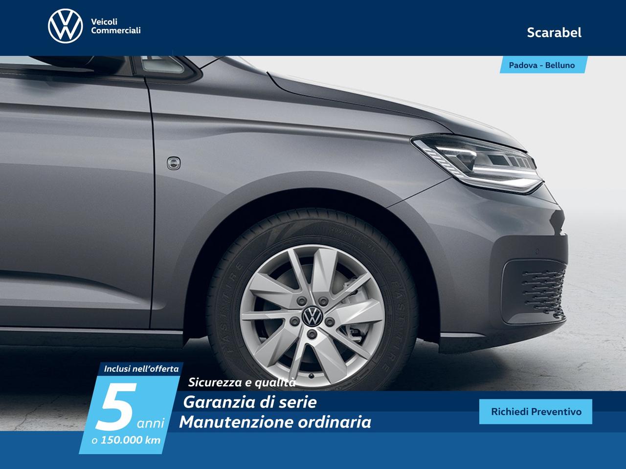 Volkswagen Caddy 2.0 tdi 122cv 4motion life