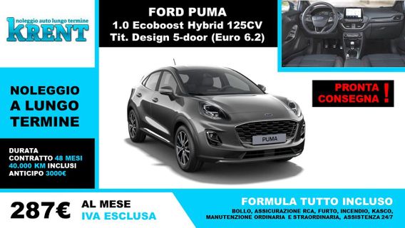 FORD Puma Puma 1.0 EcoB. Hybrid 125CV aut. Titan.