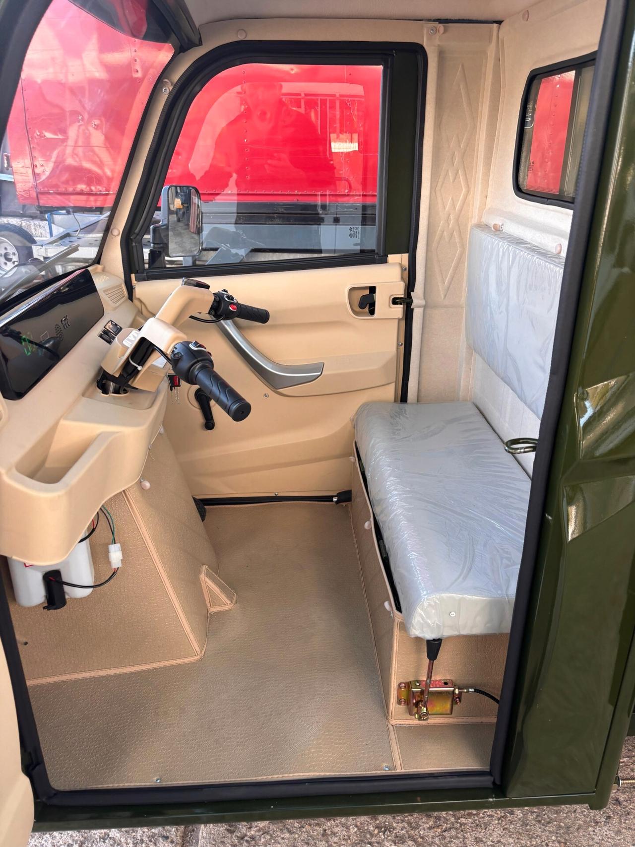 E- CARRO CABIN - MOTOCARRO ELETTRICO CABINATO RIBALTABILE