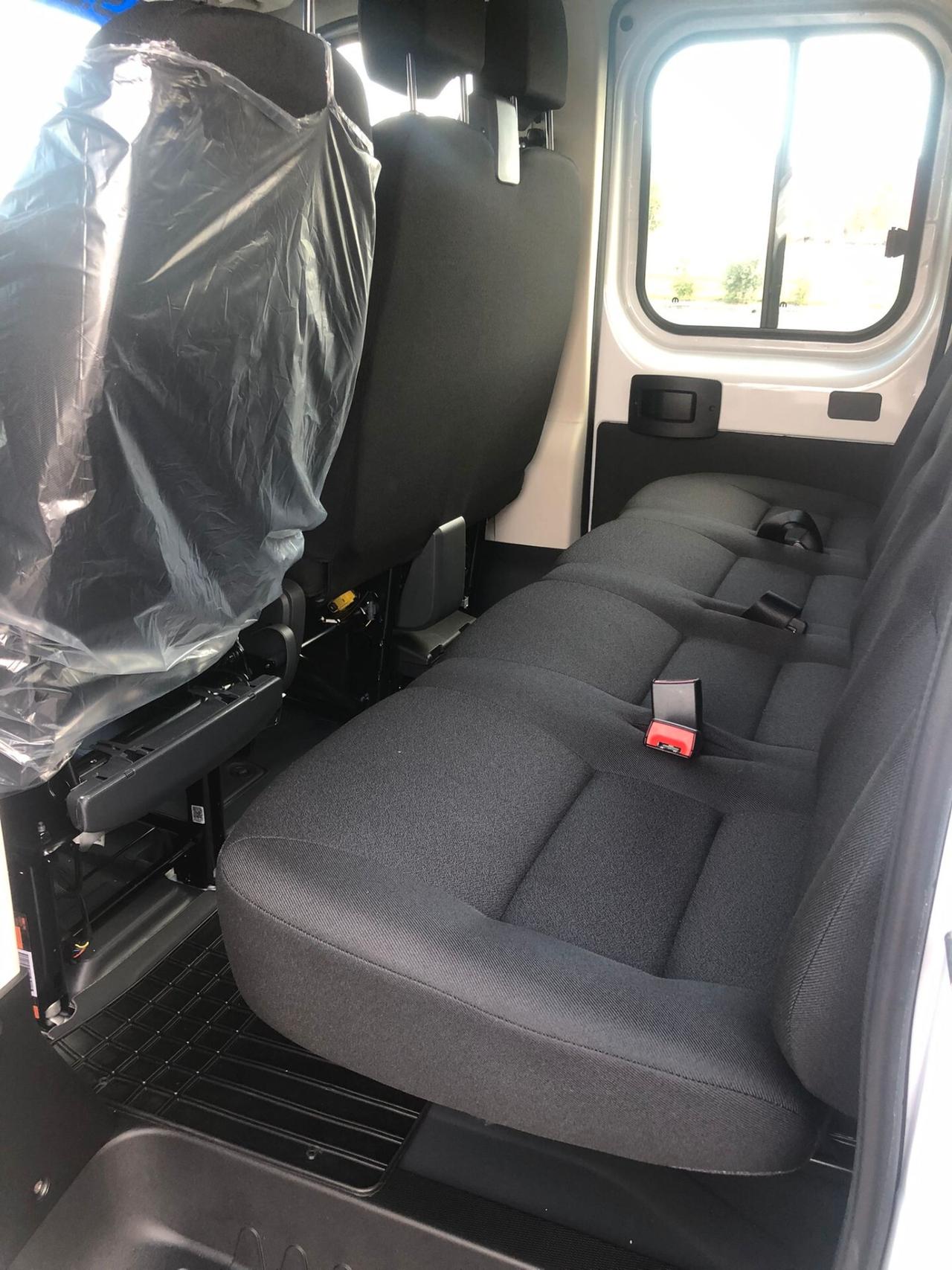 FIAT DUCATO DOPPIA CABINA 7 POSTI CASSONE DA 3338 KM 0
