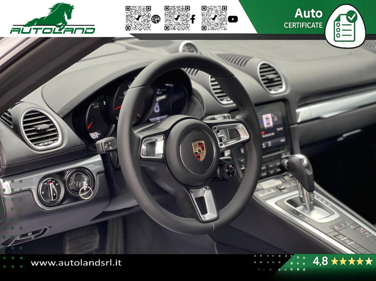 Porsche 718 Cayman 2.0 300cv pdk UNIPRO UFFICIALE