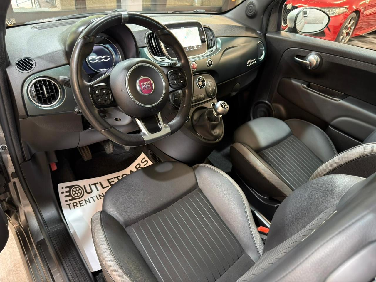 FIAT 500 S SPORT 1.2 69cv ROCKSTAR 110.000km 2019