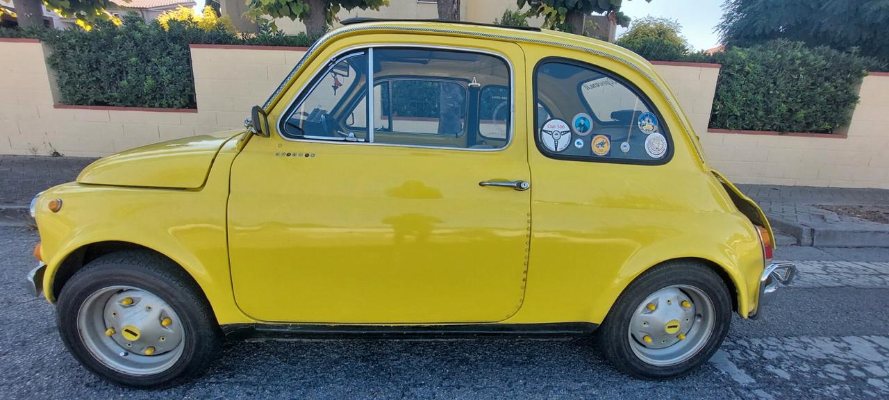 FIAT 500 TUTTA ORIGINALE CON PARECCHIE MODIFICHE TETTO APRIBILE MOTORE COME NUOVO