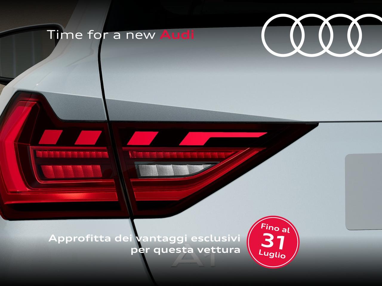 Audi A1 sportback 30 1.0 tfsi s line edition 116cv