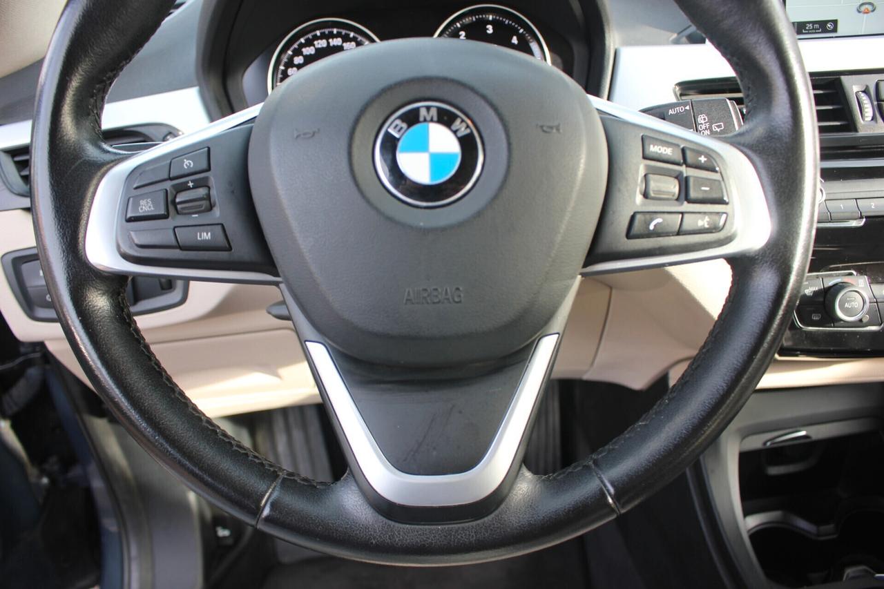BMW X1 20d AUTOMATICO UNIPRO CRONO TAGLIANDI FULL LED TEC