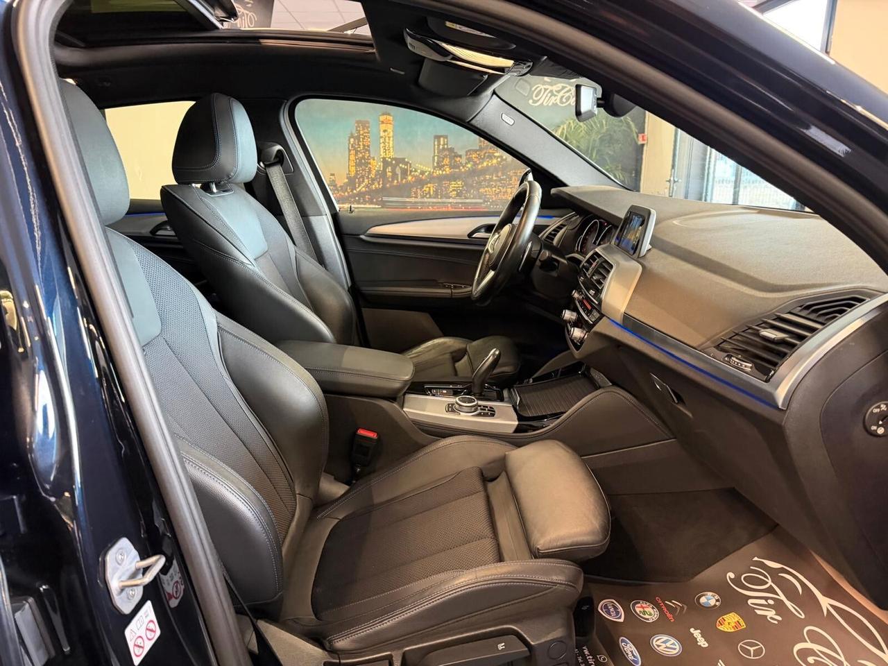 BMW X4 M-SPORT X 2.0 X-DRIVE 190CV TETTO PELLE NAVI ANNO 2019