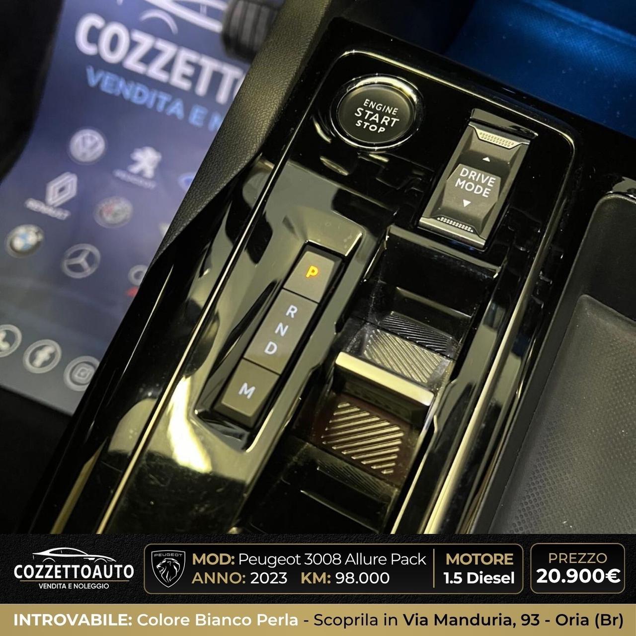 Peugeot 3008 Bianco Perla EAT8 Allure Pack