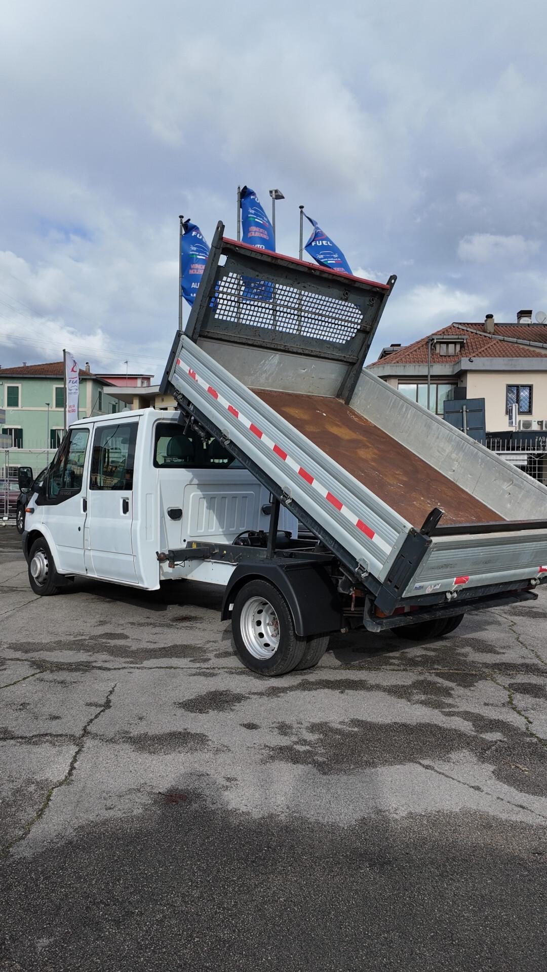 Ford Transit/Tourneo/Bus TRANSIT DOPPIA CABINA 7 POSTI CASSONE RIBALTABILE TRILATERALE