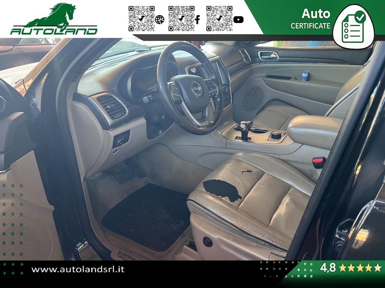 Jeep Grand Cherokee 3.0 crd V6 Overland 250cv auto