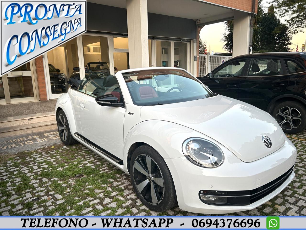 Volkswagen Maggiolino Cabrio 1.4 TSI 60s anniversary pack , pelle, led, cerchi 18"