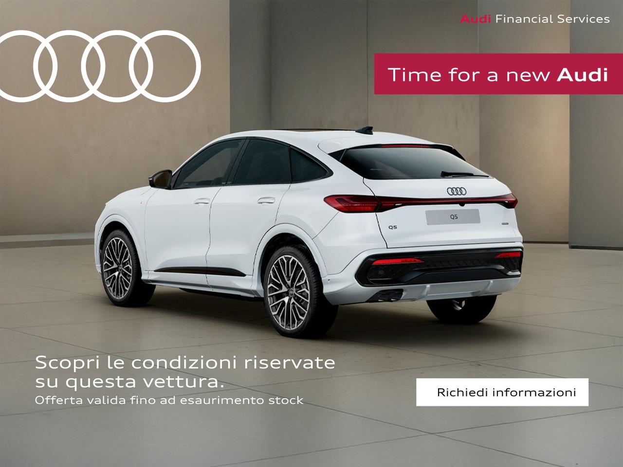 Audi Q5 sportback 2.0 tdi mhev+ s line edition quattro 204cv s-tronic