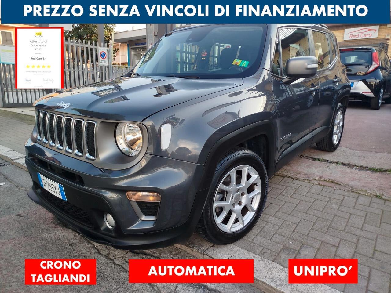 RENEGADE LIMITED 150cv AUTOMATICA *PREZZO VERO* UNIPRO' KM CERTI- GARANZIA 12M