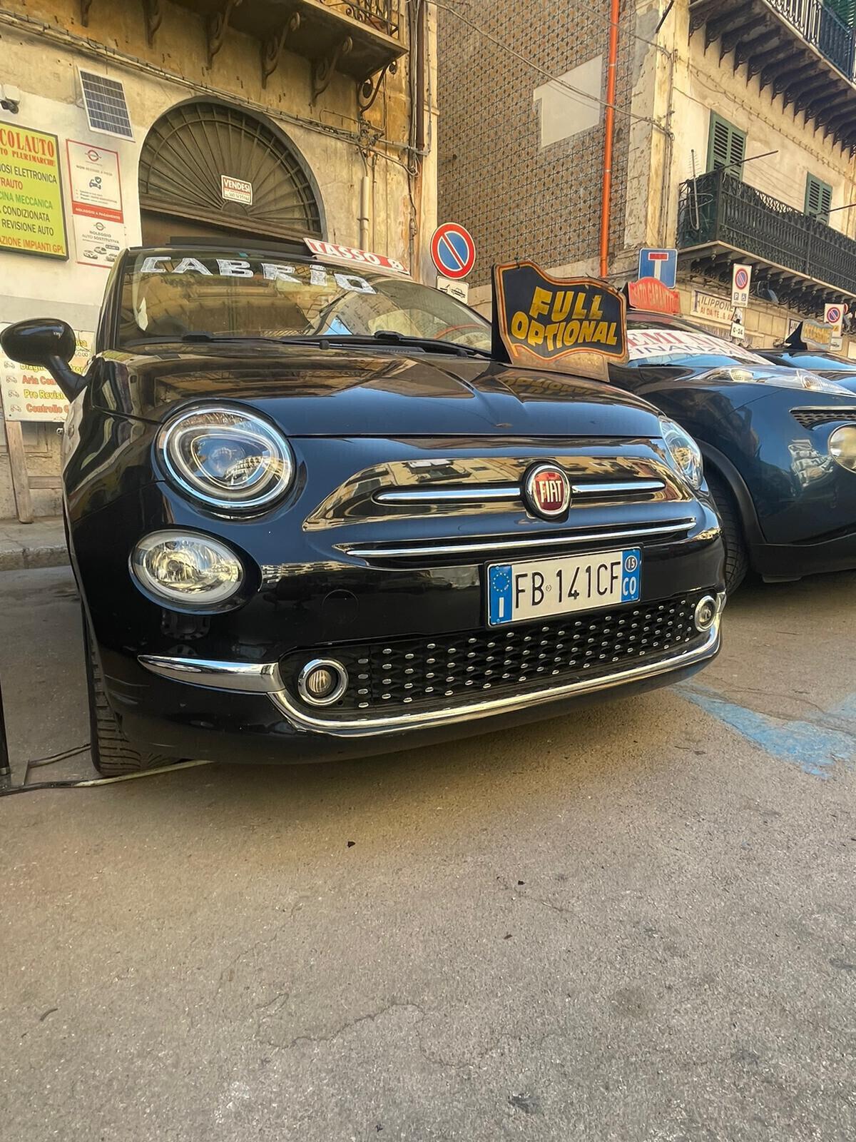 Fiat 500 Cabrio 1.2 lounge FINANZIABILE NEOPATENTATI