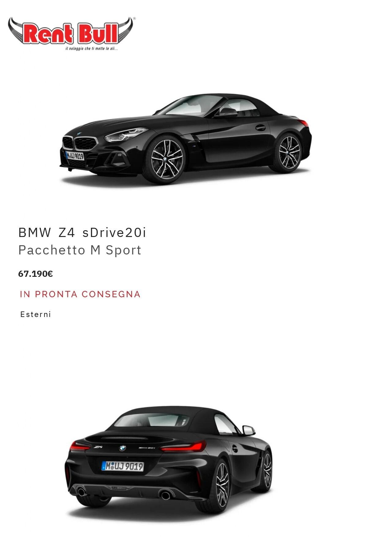 Bmw Z4 sDrive20i Pacchetto M Sport