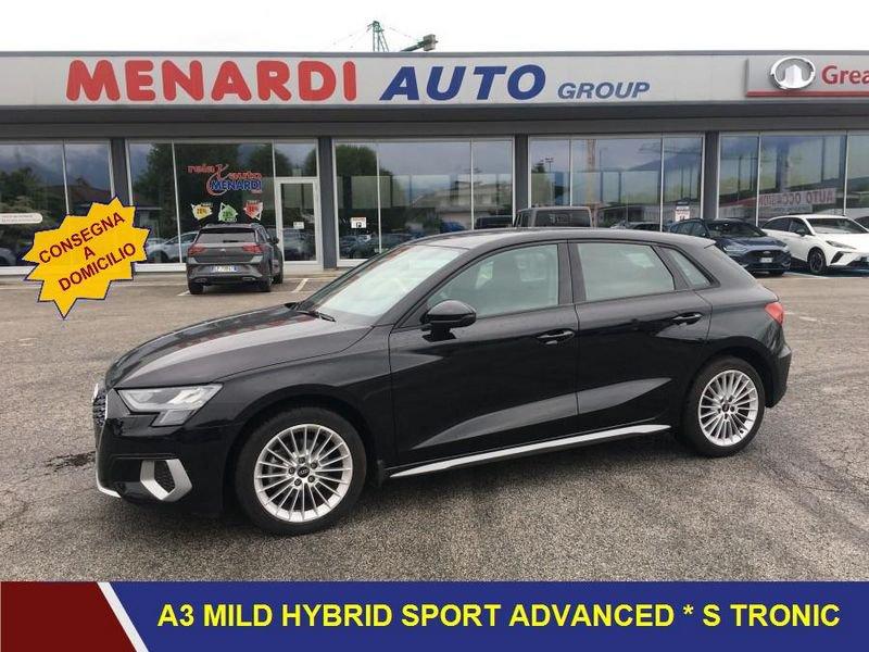 Audi A3 SPB 35 MHEV TFSI S-Tronic Sport Advanced 28 MILA KM!! ACCESSORIATA IBRIDA