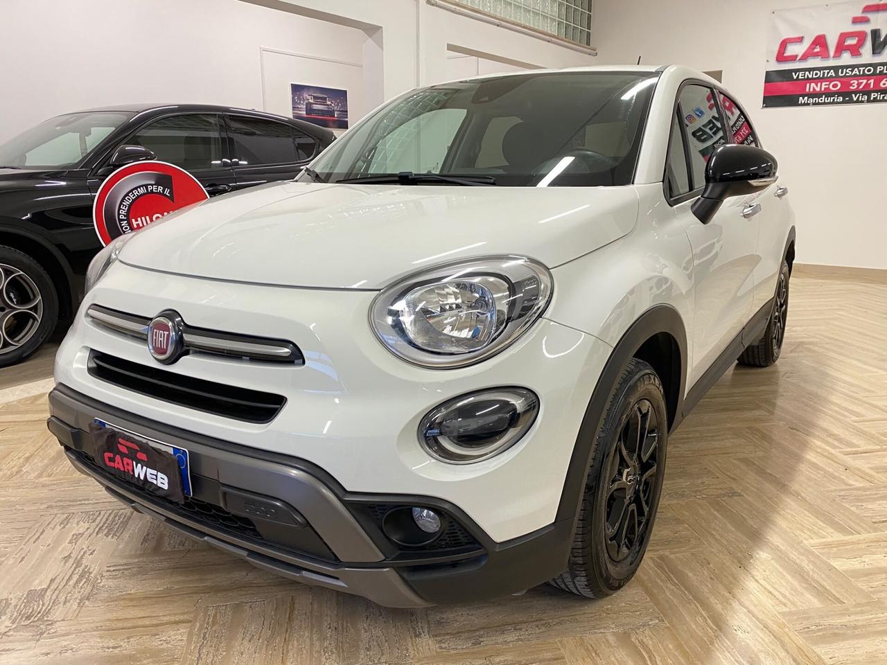 FIAT 500X CITY CROSS 1.3Mjt 95CV Led Navy CAM 2019