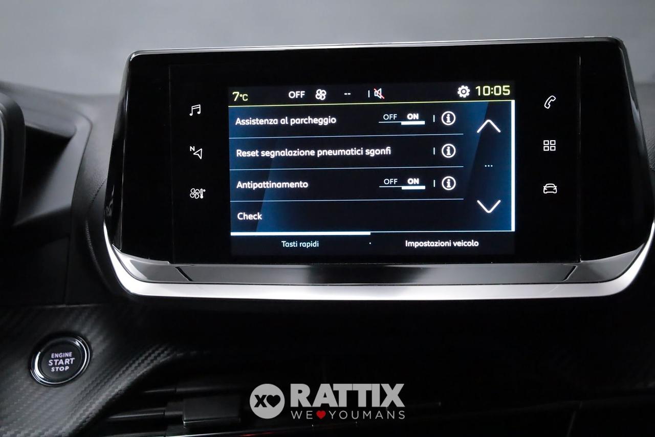 Peugeot e-208 motore elettrico 100kW Allure Pack