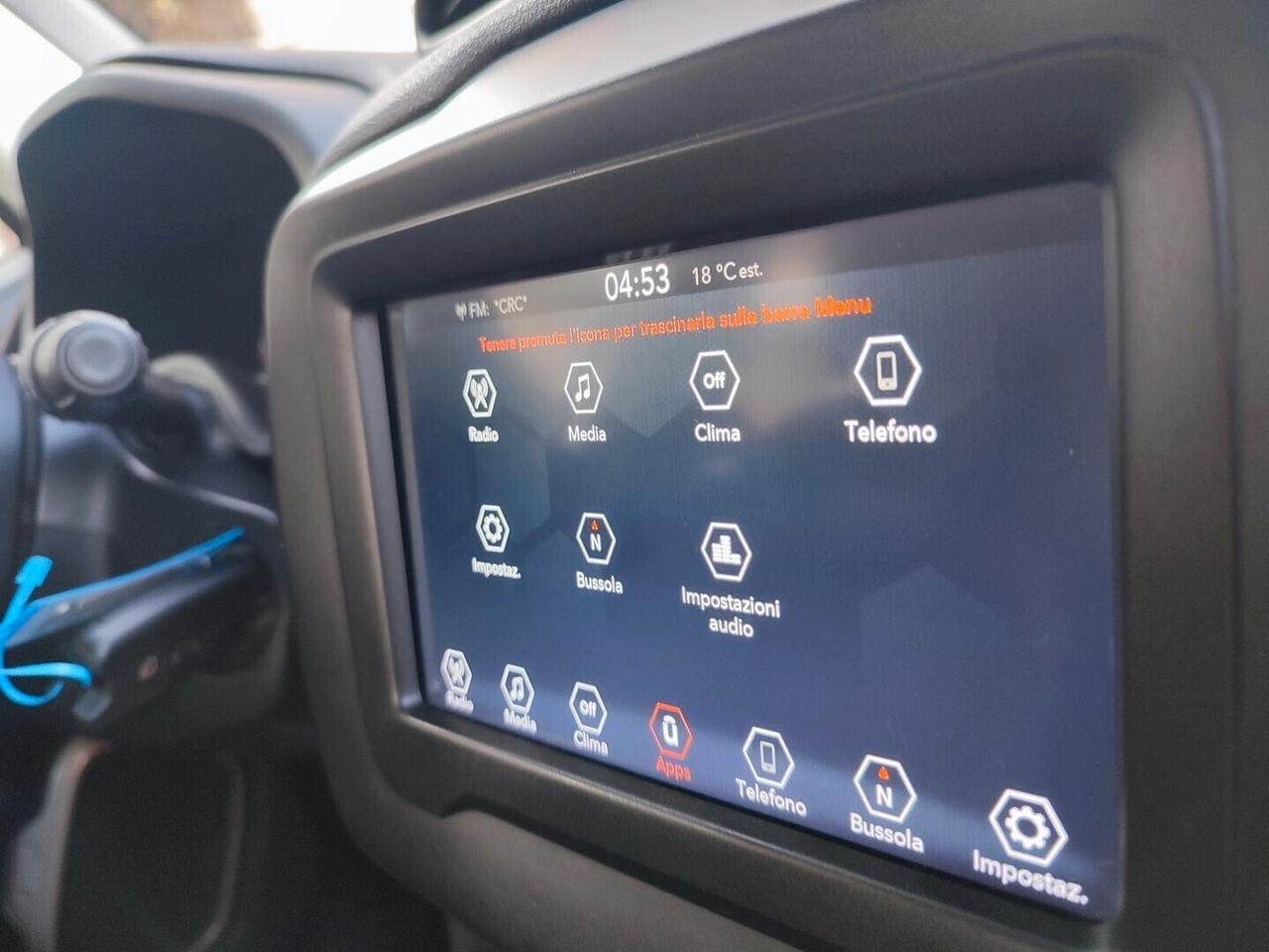 Jeep Renegade LIMITED TELECAMERA 1.6 MJET 130 CV SCHERMO GRANDE