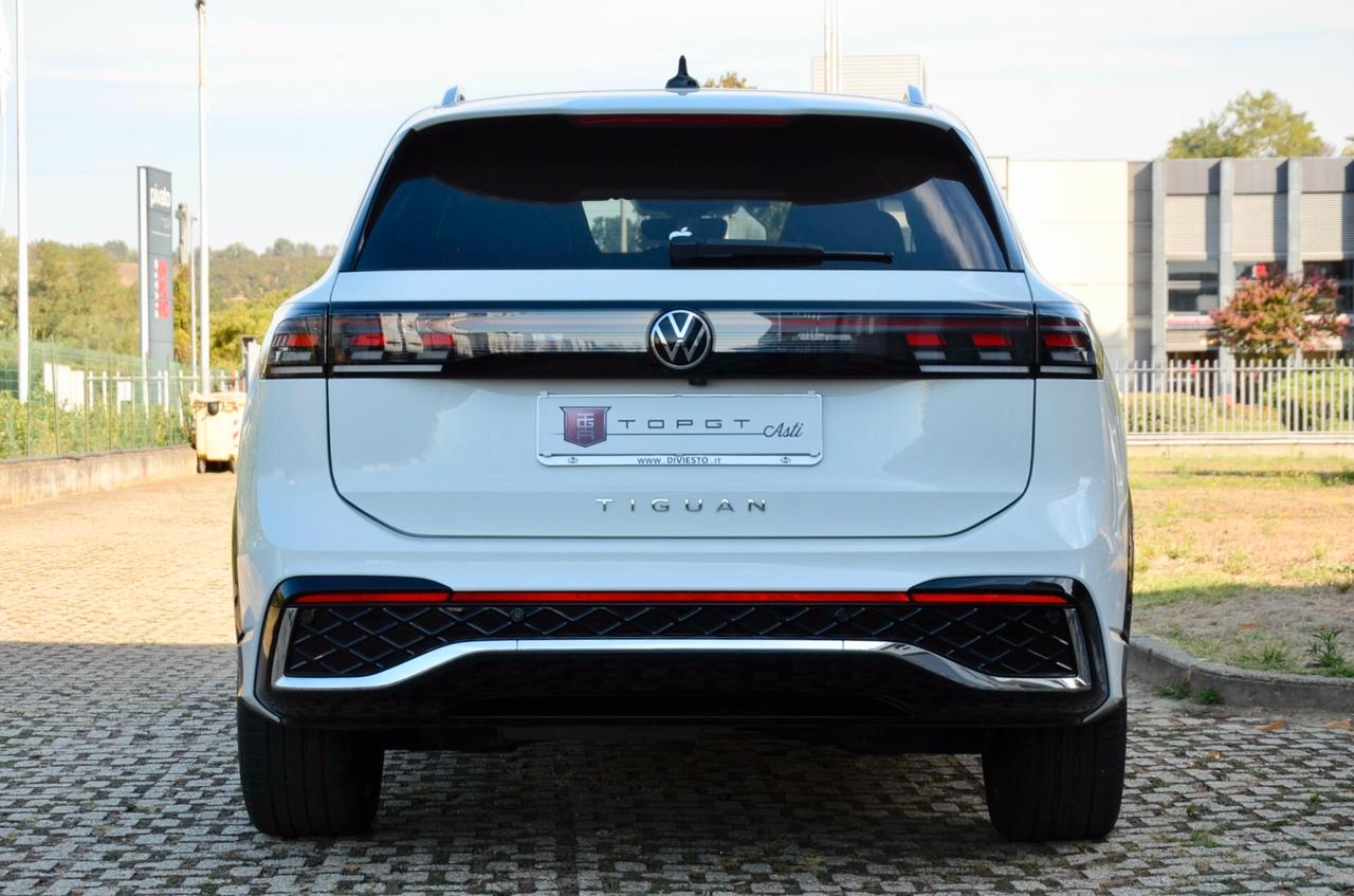 VOLKSWAGEN TIGUAN 2.0 TDI R-LINE 150cv DSG, UNICOPROPRIETARIO, GARANZIA VW 5/28, UFF ITALIANA, IQ LED, SEDILI A GUSCIO, 19″, PERMUTE