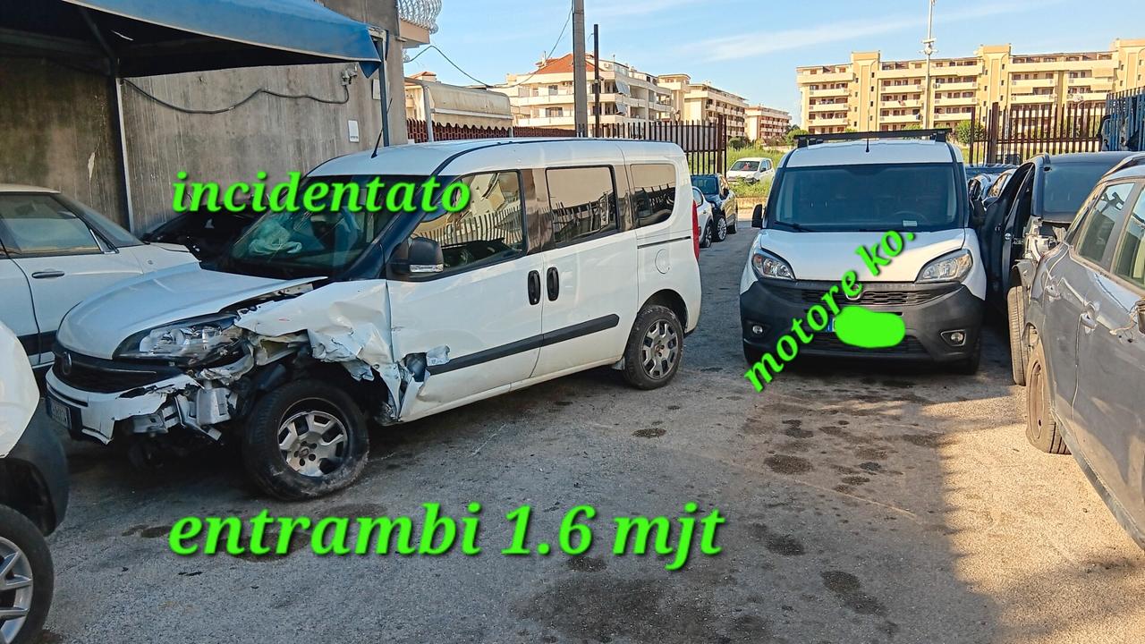 Fiat Doblo 5 posti incidentata sinistrata mondialcars più iva