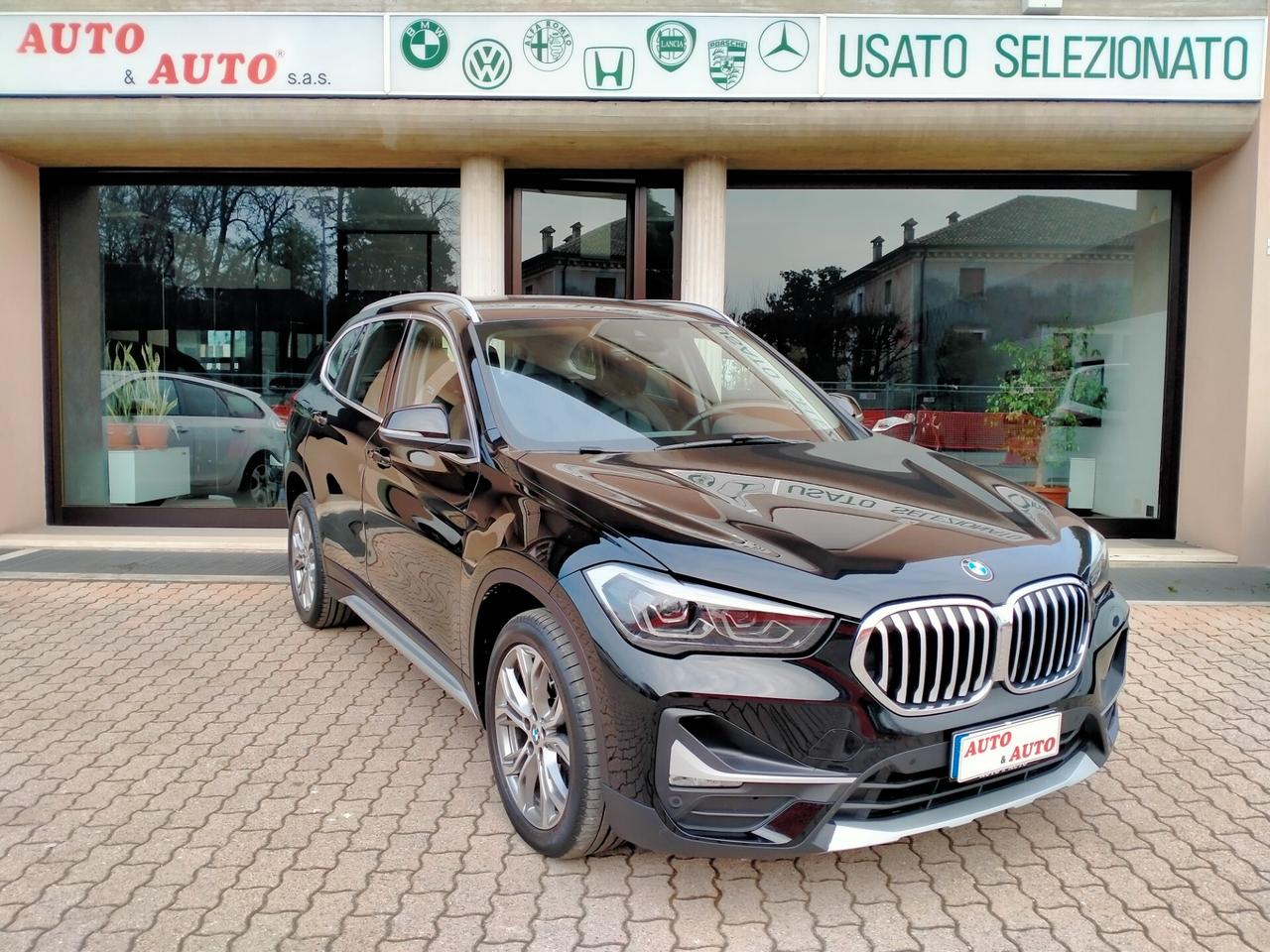 BMW X1 18D XDRIVE M.Y.20 XLINE / PELLE TOTALE / NERO LUCIDO