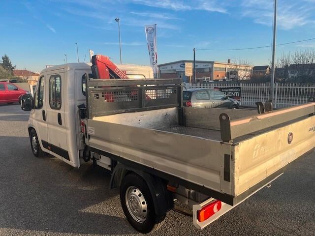 Fiat Ducato 35 DOPPIA CABINA ( 6 POSTI) + GRU 2.3 MJT 130CV MAXI PT 822 KG