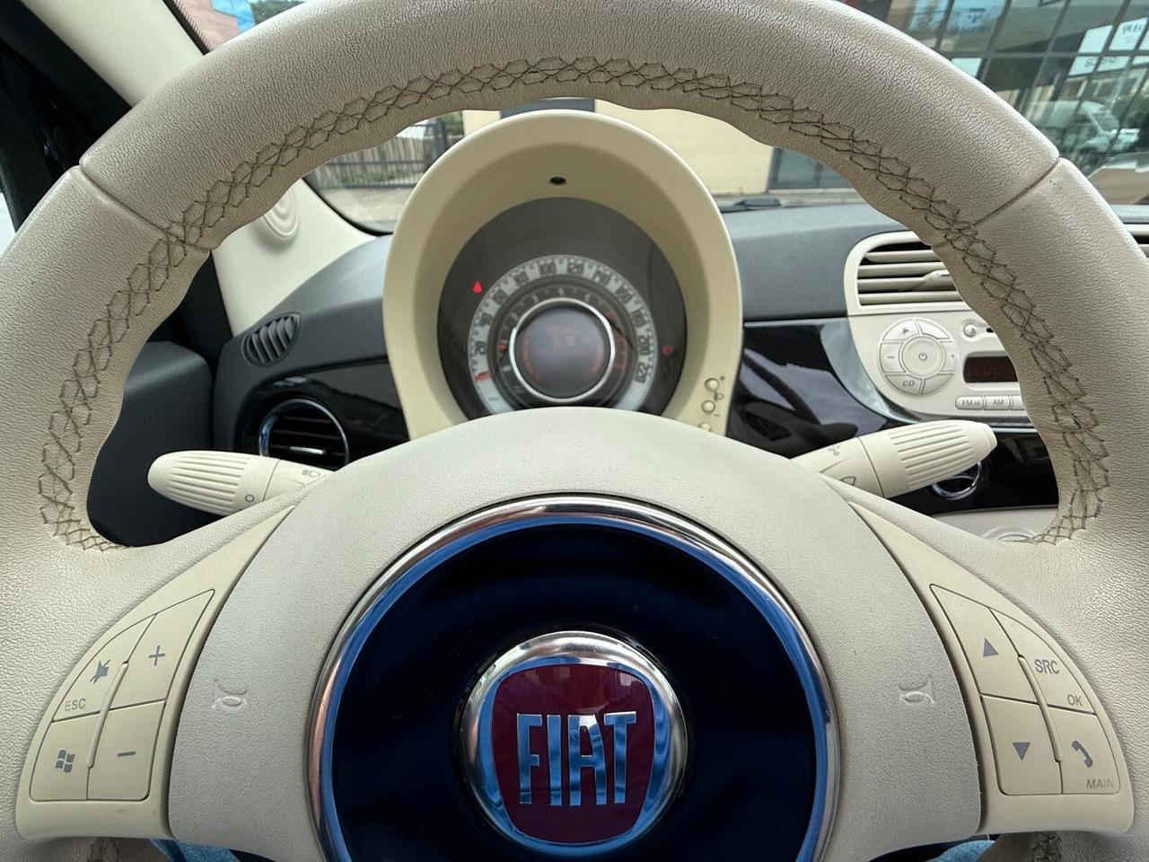 Fiat 500 Cabrio 0.9 TwinAir Turbo Lounge *Capote Rossa*