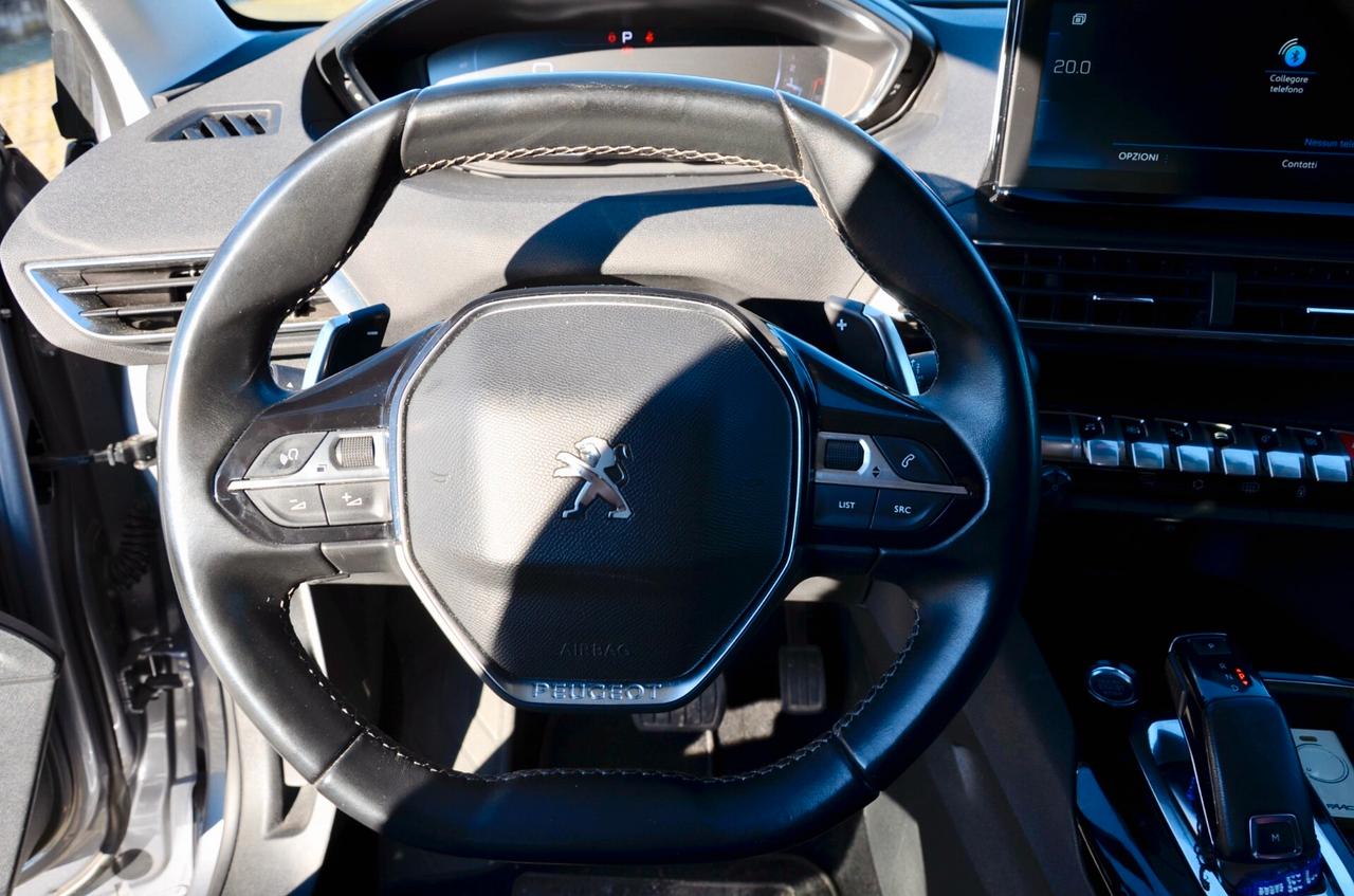 PEUGEOT 3008 1.5 BLUEHDI ALLURE PACK 131cv AUTO, UFF ITALIANA, FARI FULL LED, RETROCAMERA, PERMUTE