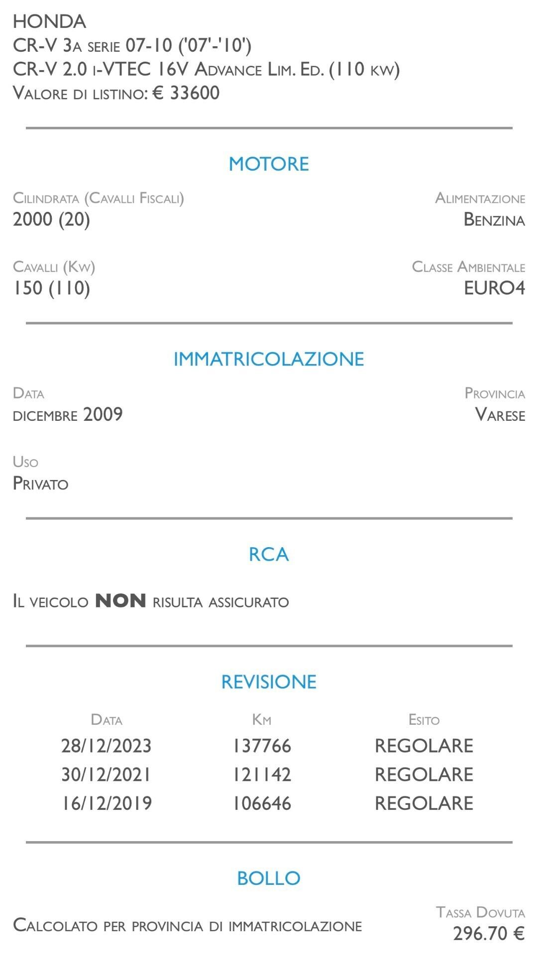 Honda CR-V 2.0 i-VTEC 16V Advance Lim. Ed. - UNICO PROPRIETARIO