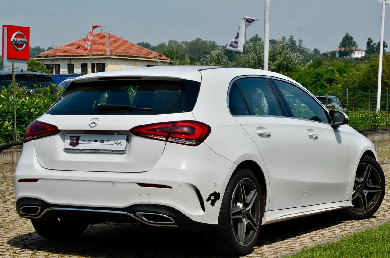 MERCEDES-BENZ A 180d PREMIUM AMG 116cv AUTO, UFF ITALIANA, EURO 6D, RETROCAMERA, FARI LED, PERMUTE
