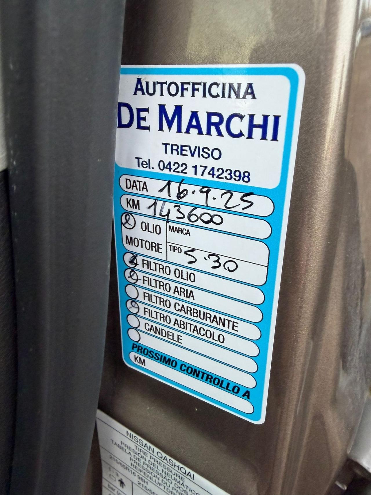 NISSAN QASHQAI 1.6 GPL FINO 2031 - UNIPRO