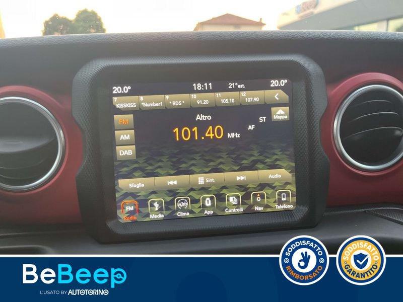 Jeep Wrangler UNLIMITED 2.0 TURBO RUBICON AUTO