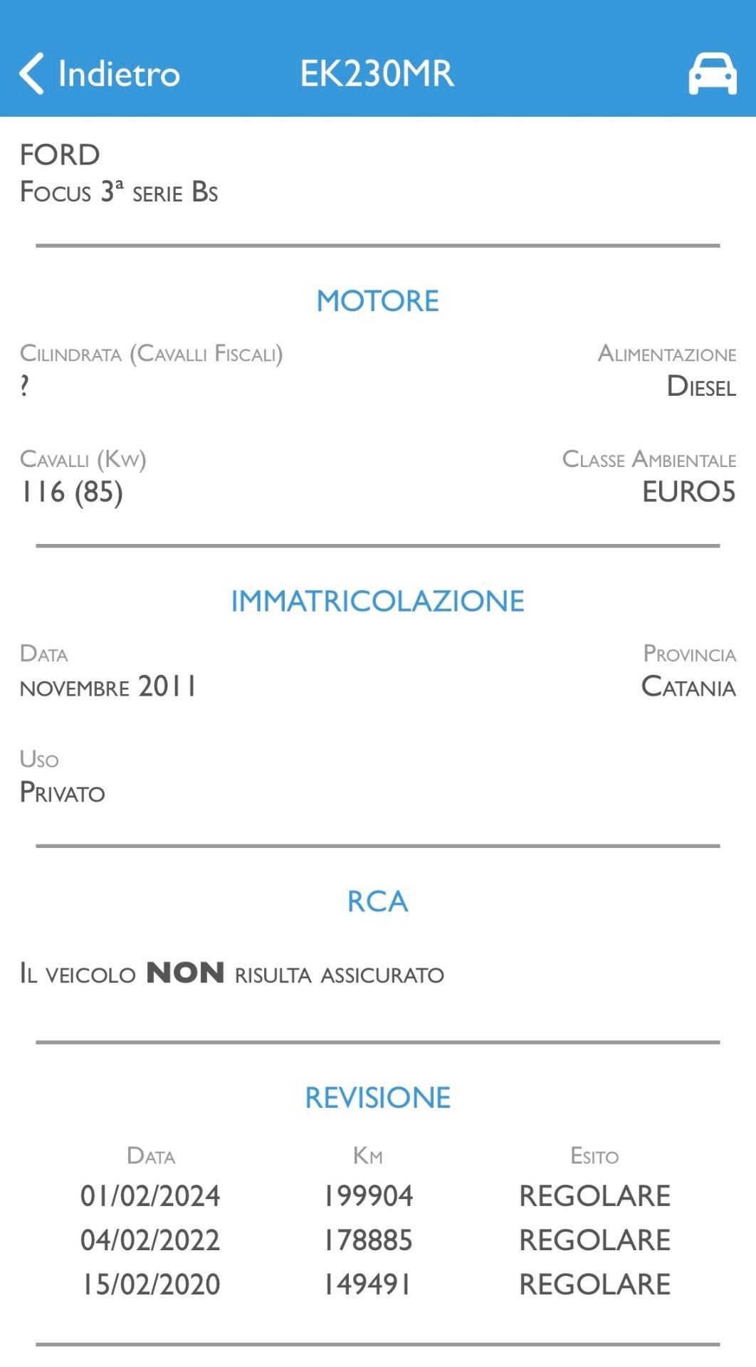 Ford Focus 1.6 TDCi 116 Cv 5P. Titanium - 11/2011