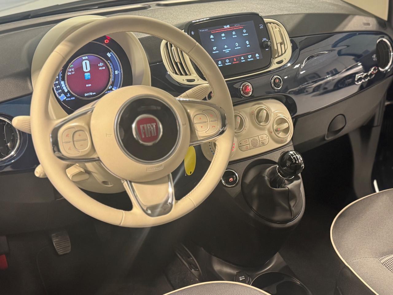 Fiat 500 C 1.0 Hybrid Star 34.000 km !