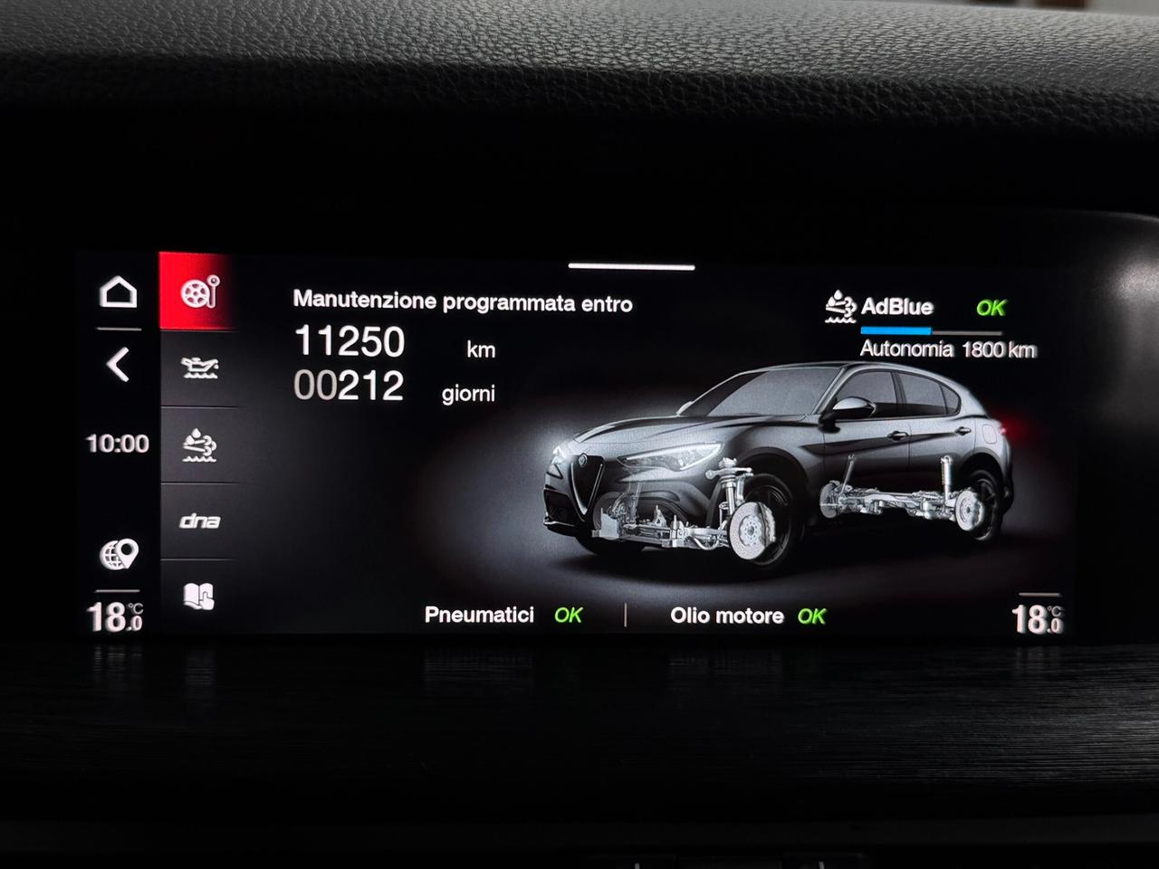 Alfa Romeo Stelvio 2.2 TD 160 CV BUSINESS PELLE TOTALE NAVI SENSORI