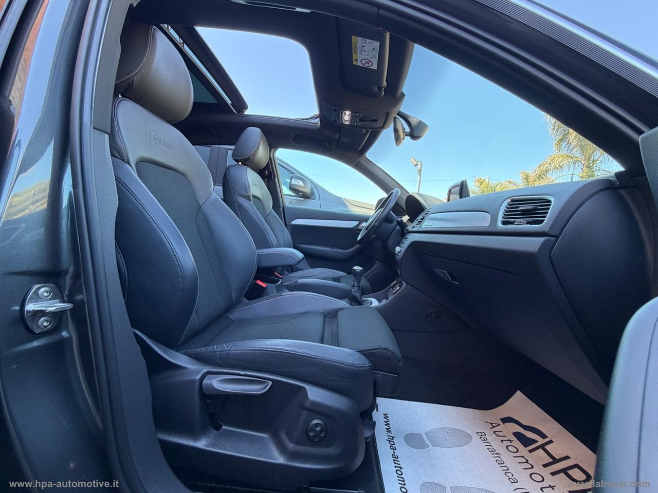 AUDI Q3 2.0TDI 184CV quattro S-LINE TETTO NAVI LED QUATTRO